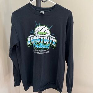 Gildan Black Frostbite Festival Long Sleeve Tee